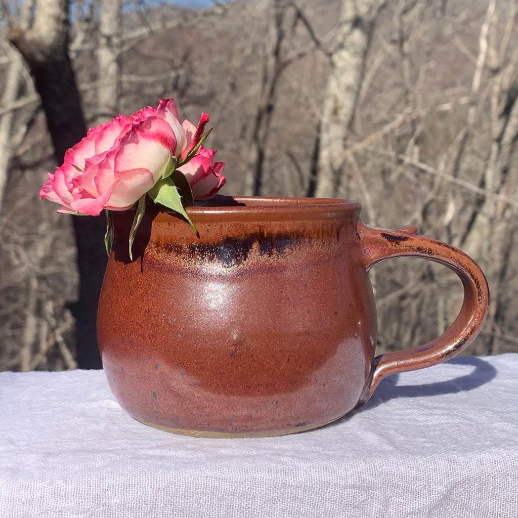 Serene Face Mug / Rust